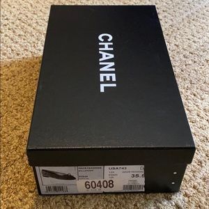 Chanel ballerina shoe box